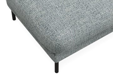Menard Premium fodskammel i chenille - Grå/Blå - Møbler - Stole & lænestole - Taburet & skammel - Puf
