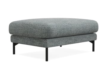 Menard Premium fodskammel i chenille - Grå/Blå - Møbler - Stole & lænestole - Taburet & skammel - Puf
