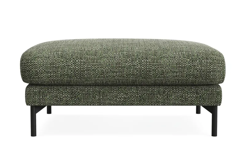 Menard Premium fodskammel i chenille - Grøn - Møbler - Stole & lænestole - Taburet & skammel - Puf