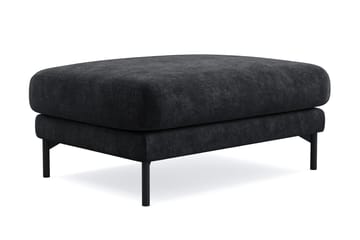 Menard Premium fodskammel i chenille - Sort - Møbler - Stole & lænestole - Taburet & skammel - Puf