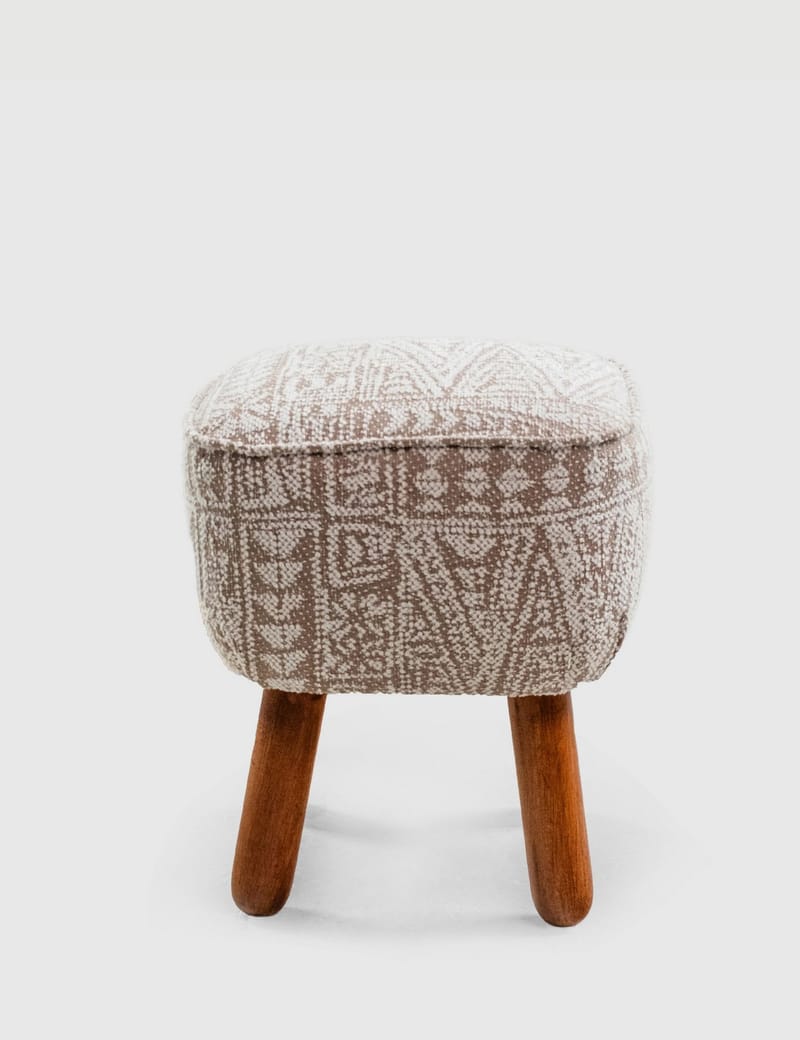 Merabe siddepuf 40 cm - Beige - Møbler - Stole & lænestole - Taburet & skammel - Ottoman