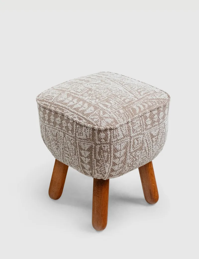 Merabe siddepuf 40 cm, Beige