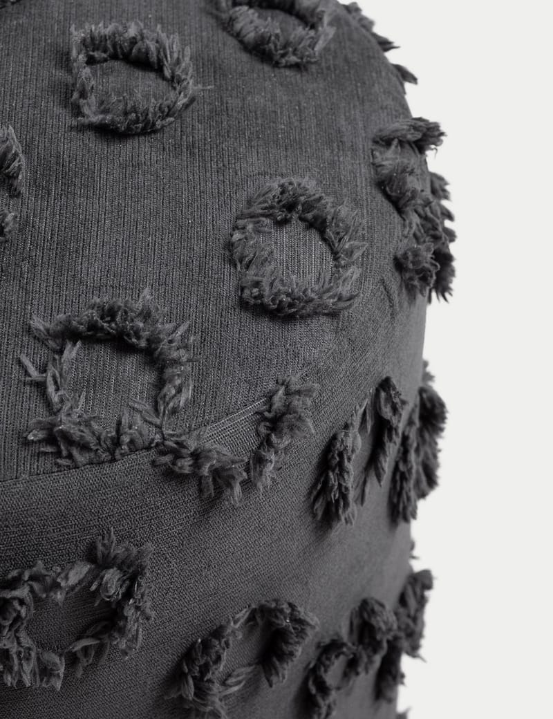 Meric siddepuf 40 cm rund - Antracit - Møbler - Stole & lænestole - Taburet & skammel - Ottoman