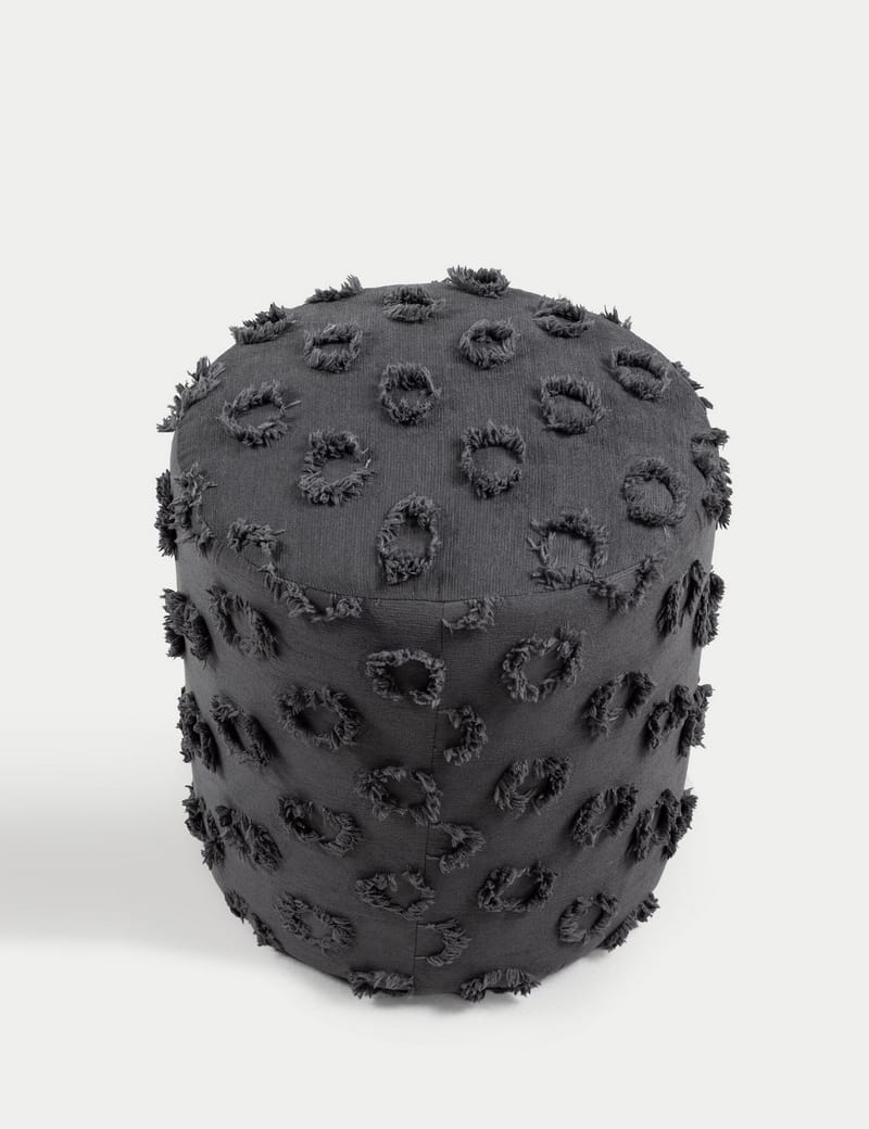 Meric siddepuf 40 cm rund - Antracit - Møbler - Stole & lænestole - Taburet & skammel - Ottoman