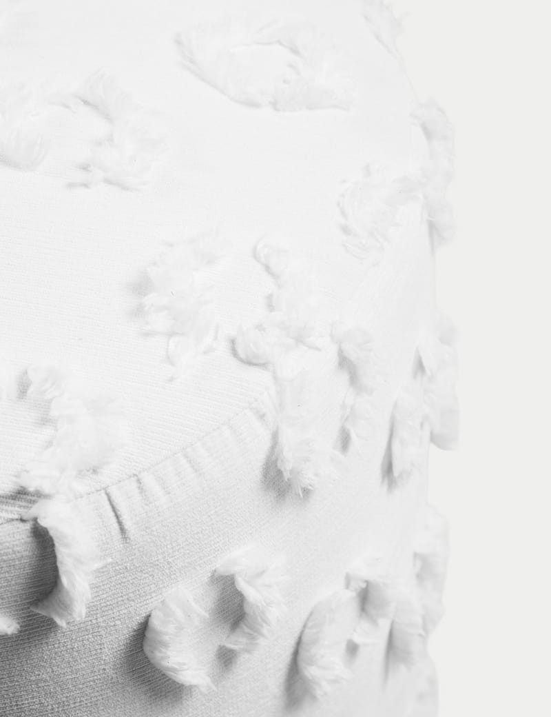 Meric siddepuf 40 cm rund - Hvid - Møbler - Stole & lænestole - Taburet & skammel - Ottoman