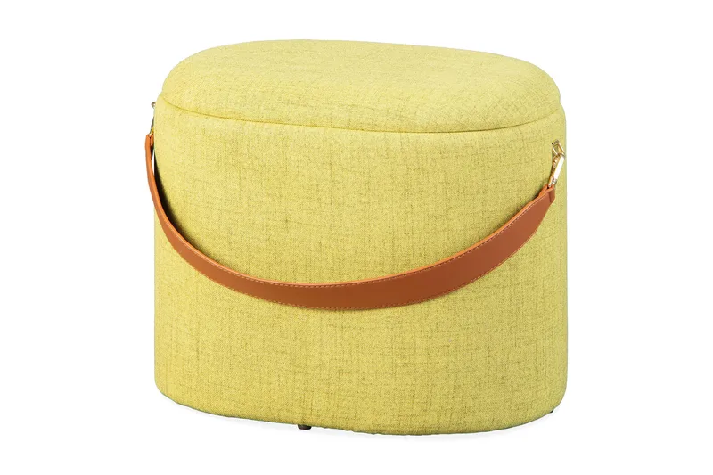 Micarone skammel - Gul / grøn - Møbler - Stole & lænestole - Taburet & skammel