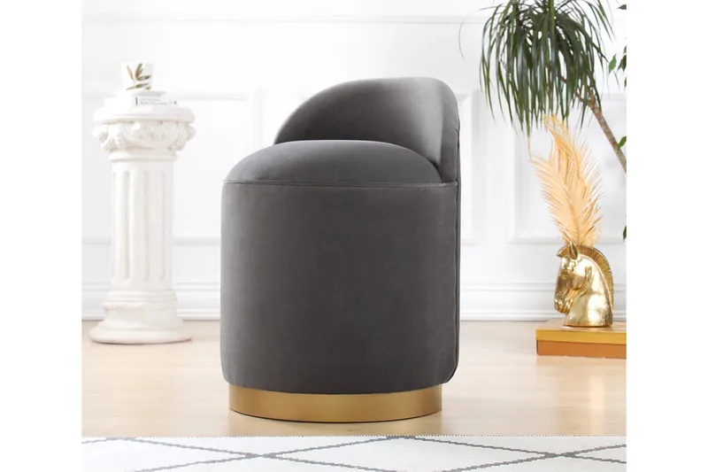 Murwillumbah Siddepuf 45 cm, Mørkegrå