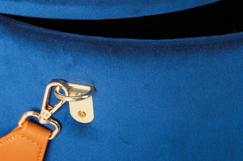 Nakisha skammel - Blå - Møbler - Stole & lænestole - Taburet & skammel