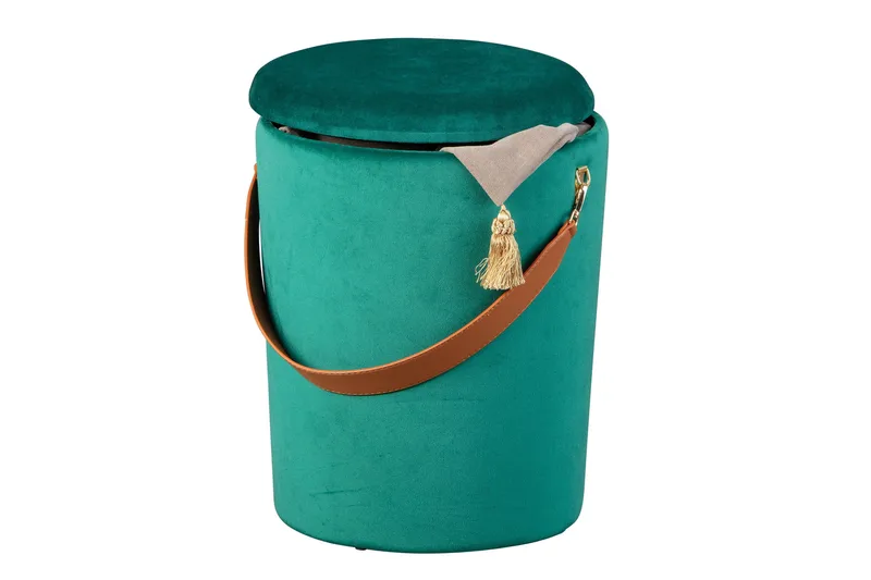 Nakisha skammel - Grøn - Møbler - Stole & lænestole - Taburet & skammel