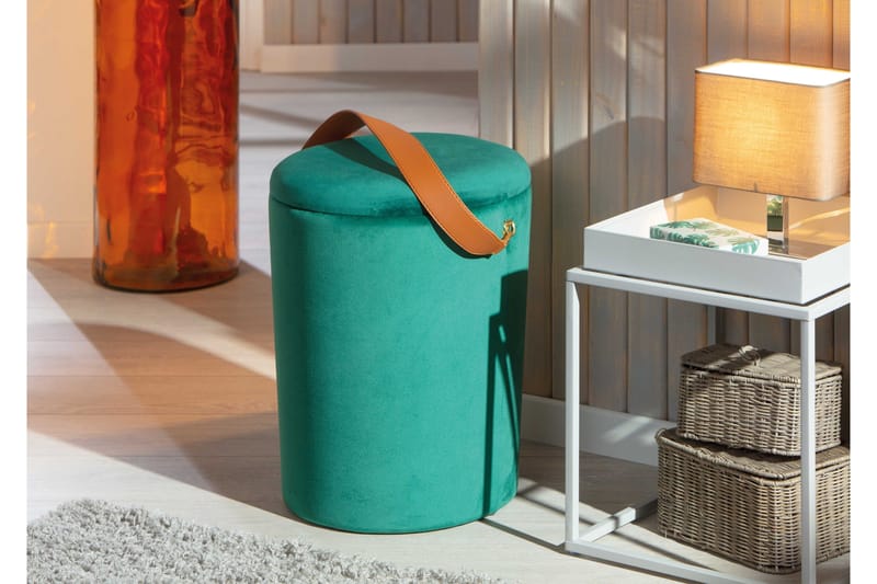 Nakisha skammel - Grøn - Møbler - Stole & lænestole - Taburet & skammel