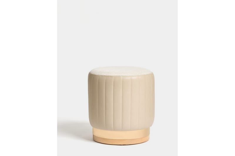 Neylor Fodskammel 40 cm, Beige