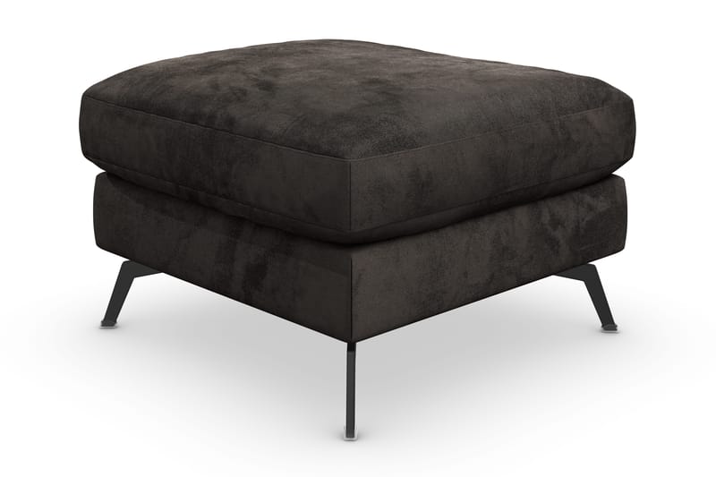 Ocean Lyx Puf, Mørkegrå/Velour