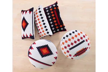 Opelousas Siddepuf 46 cm - Hvid - Møbler - Stole & lænestole - Taburet & skammel - Ottoman