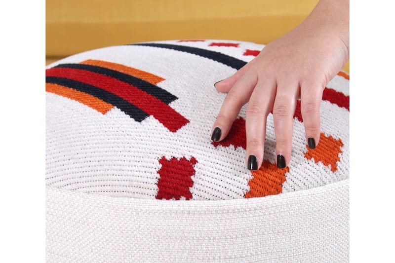 Opelousas Siddepuf 46 cm - Hvid - Møbler - Stole & lænestole - Taburet & skammel - Ottoman