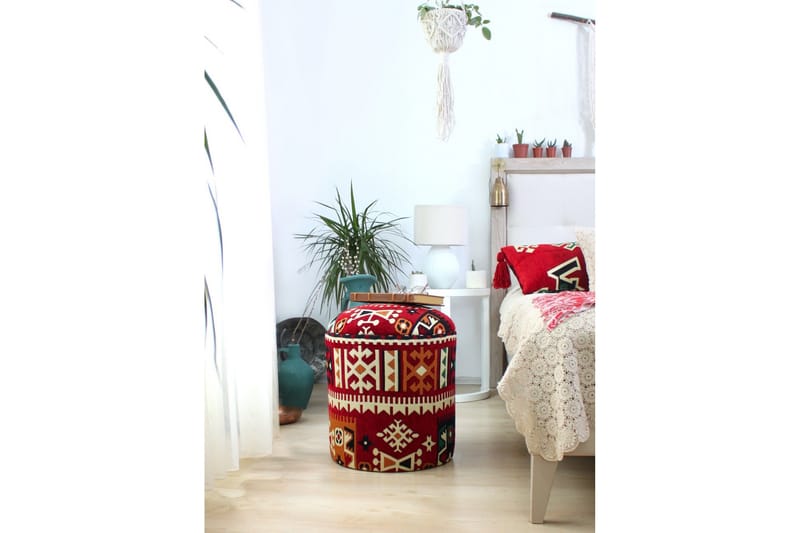 Amsterdam Siddepuf 40 cm - Flerfarvet - Møbler - Stole & lænestole - Taburet & skammel - Ottoman