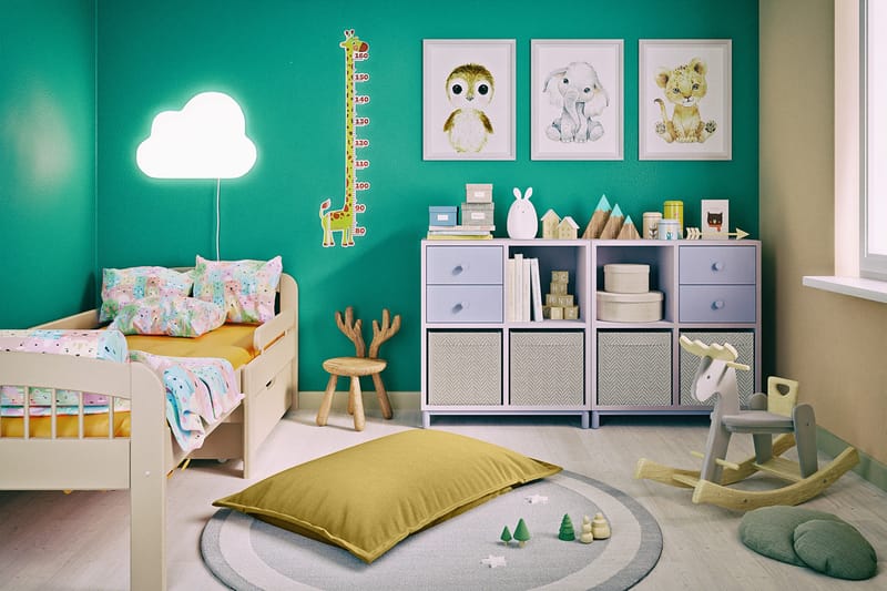 Arvinder Ottoman 30 cm - Gul - Møbler - Stole & lænestole - Taburet & skammel - Ottoman