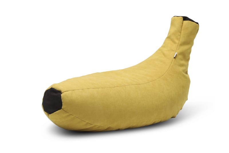 Bajinder Ottoman 68 cm, Gul|Sort