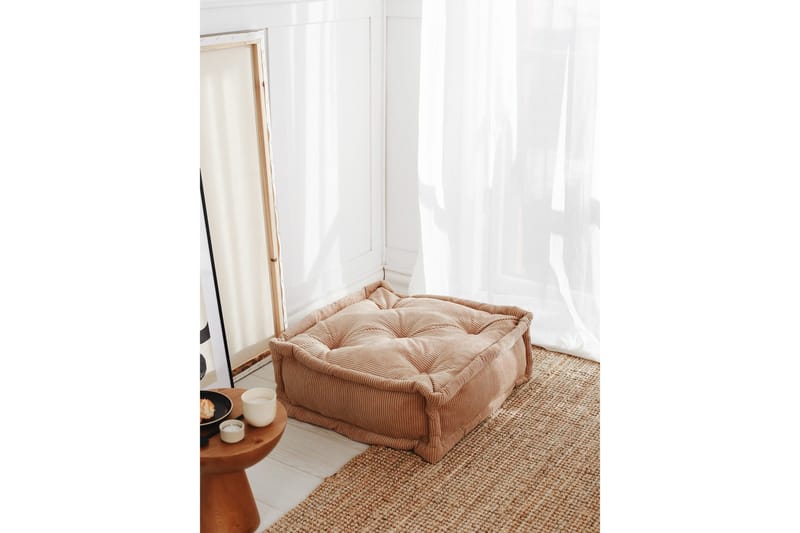 Biskuvi Puf 55 cm - Camel - Møbler - Stole & lænestole - Taburet & skammel - Ottoman