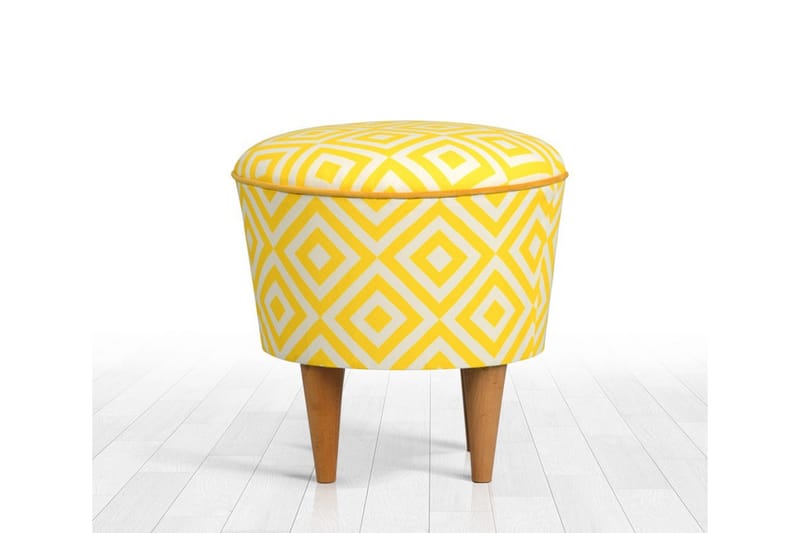 Bordentown Siddepuf 42 cm - Gul - Møbler - Stole & lænestole - Taburet & skammel - Ottoman