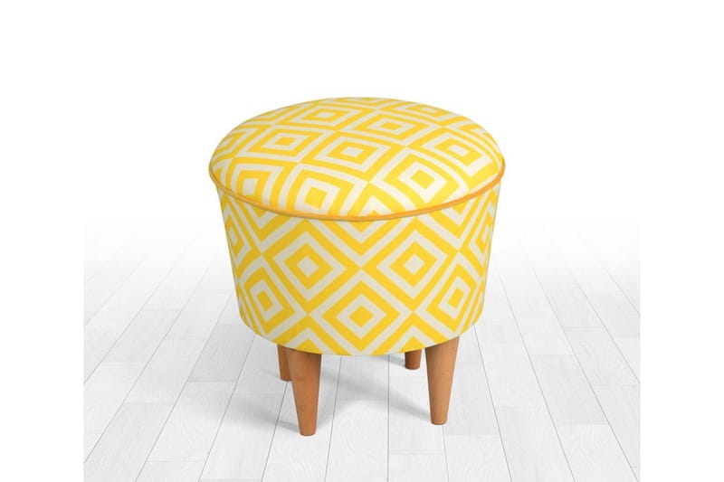 Bordentown Siddepuf 42 cm - Gul - Møbler - Stole & lænestole - Taburet & skammel - Ottoman