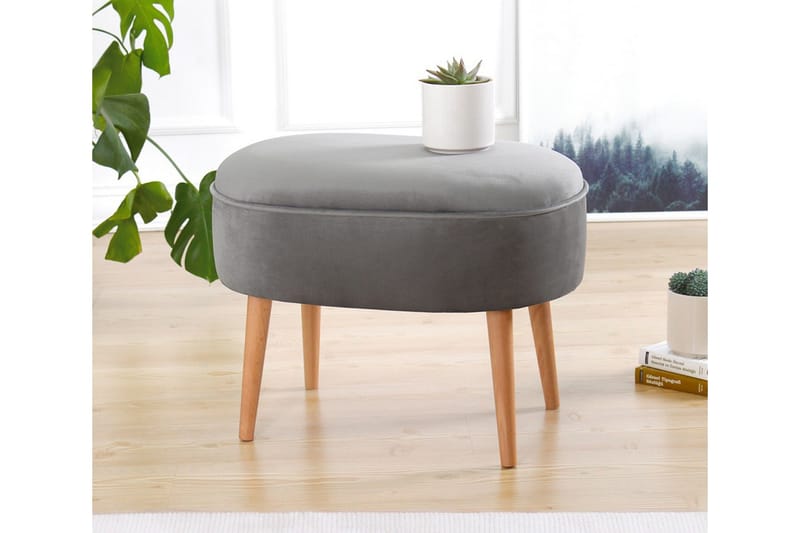 Bowie Siddepuf 63 cm - Grå - Møbler - Stole & lænestole - Taburet & skammel - Ottoman