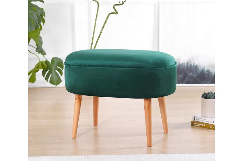 Bowie Siddepuf 63 cm - Grøn - Møbler - Stole & lænestole - Taburet & skammel - Ottoman
