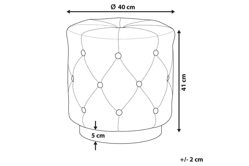 Brynhenllan Ottoman - Grå - Møbler - Stole & lænestole - Taburet & skammel - Ottoman