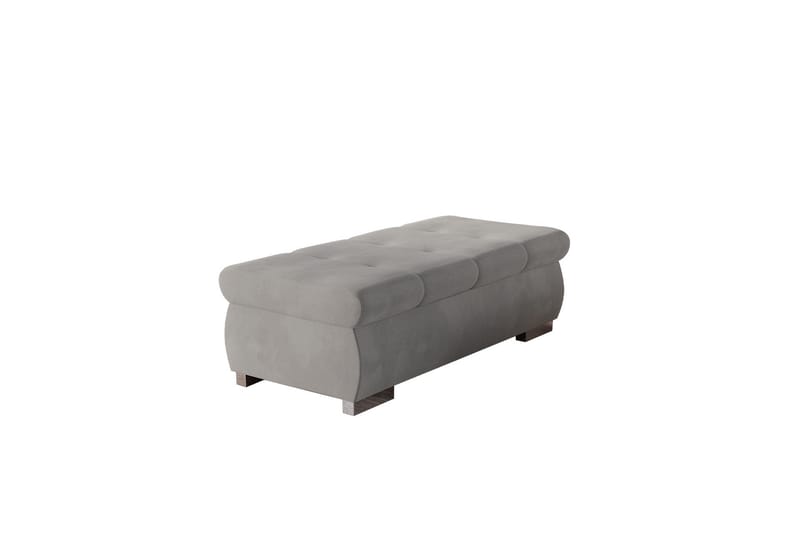 Cerys Ottoman Grå - Møbler - Stole & lænestole - Taburet & skammel - Ottoman