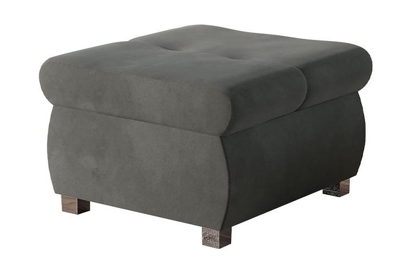 Cerys Ottoman Grå - Møbler - Stole & lænestole - Taburet & skammel - Ottoman