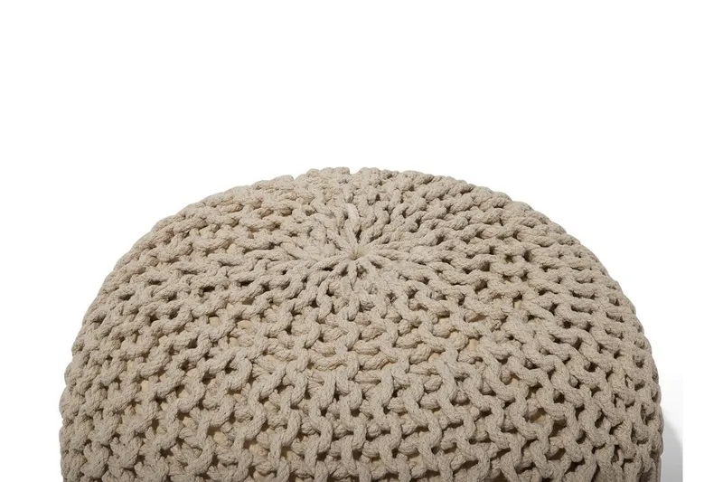 Conrad siddepuf 40 cm - Beige - Møbler - Stole & lænestole - Taburet & skammel - Ottoman