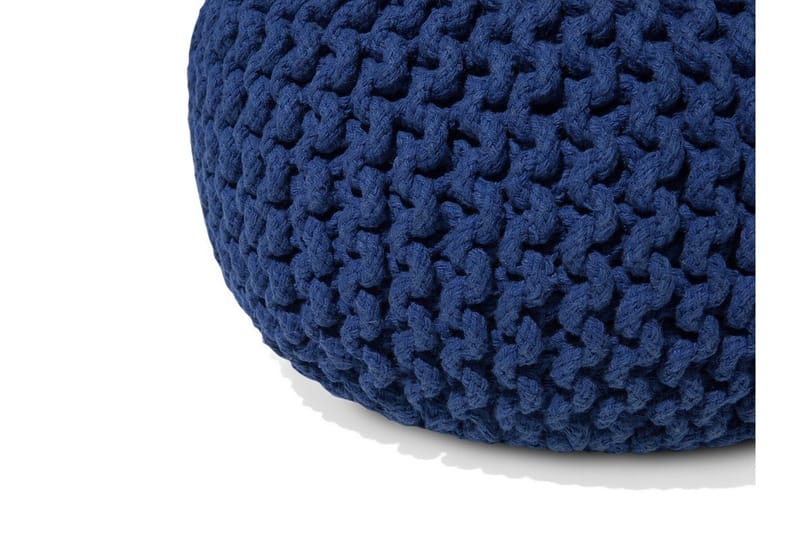 Conrad siddepuf 40 cm - Blå - Møbler - Stole & lænestole - Taburet & skammel - Ottoman