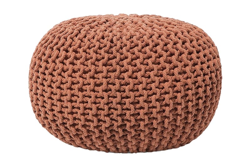 Conrad siddepuf 50 cm - Brun - Møbler - Stole & lænestole - Taburet & skammel - Ottoman