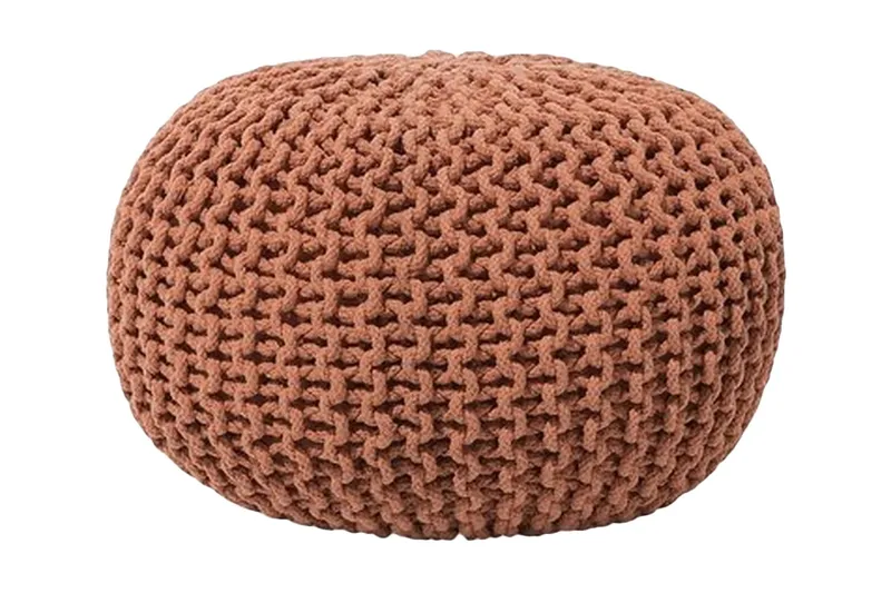Conrad siddepuf 50 cm - Brun - Møbler - Stole & lænestole - Taburet & skammel - Ottoman
