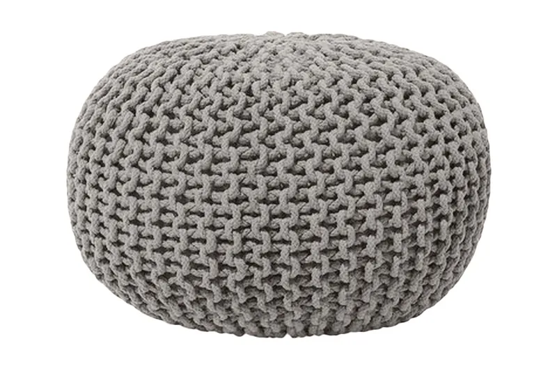 Conrad siddepuf 50 cm, Grå