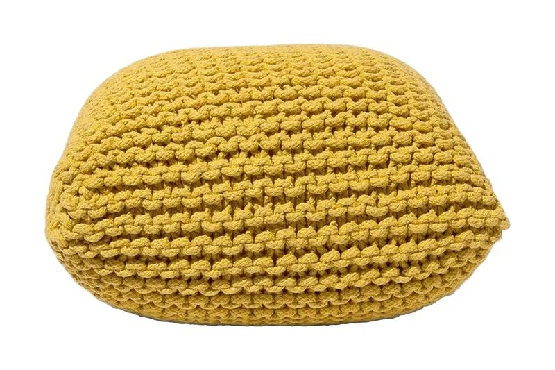 Conrad siddepuf 50 cm, Gul