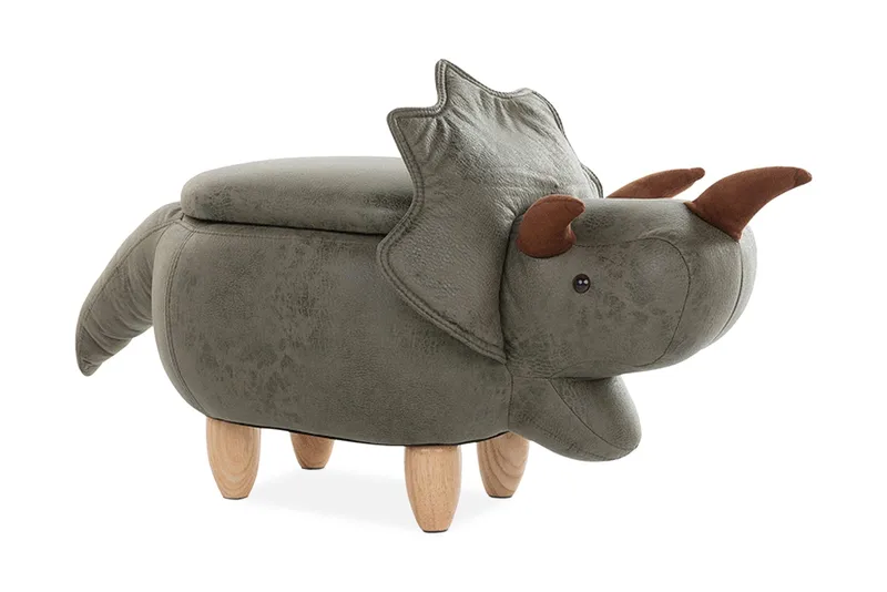 Daesia puf med opbevaring, Grøn