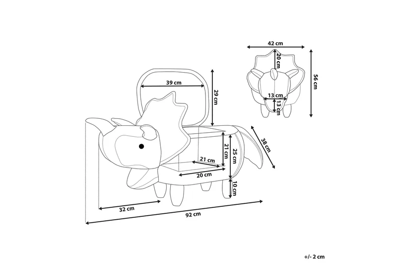 Daesia puf med opbevaring - Grøn - Møbler - Stole & lænestole - Taburet & skammel - Ottoman