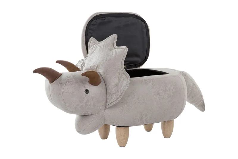 Daesia puf med opbevaring - Grå - Møbler - Stole & lænestole - Taburet & skammel - Ottoman