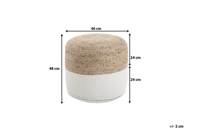 Dalama sædehynde 46 cm - Beige - Ottoman