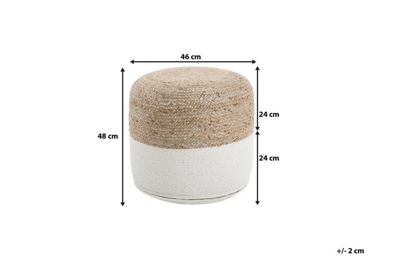 Dalama sædehynde 46 cm - Beige - Møbler - Stole & lænestole - Taburet & skammel - Ottoman