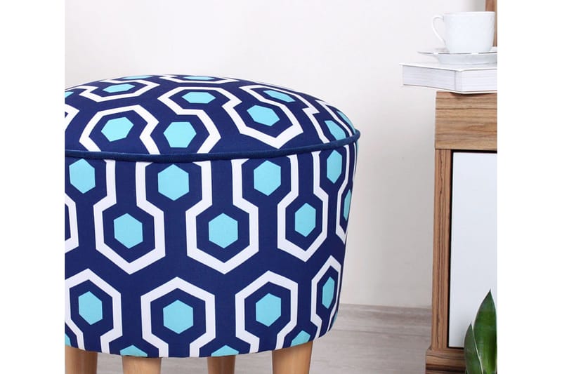 Debesis Siddepuf 42 cm - Blå - Møbler - Stole & lænestole - Taburet & skammel - Ottoman