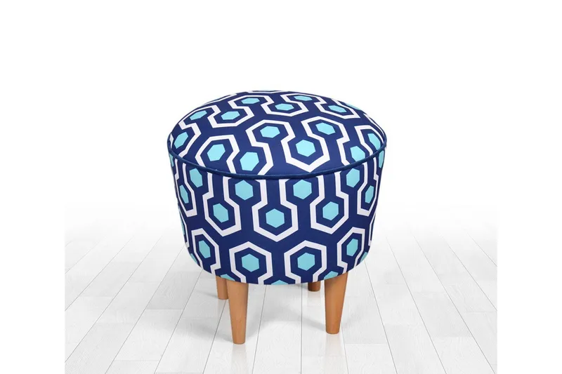 Debesis Siddepuf 42 cm - Blå - Møbler - Stole & lænestole - Taburet & skammel - Ottoman