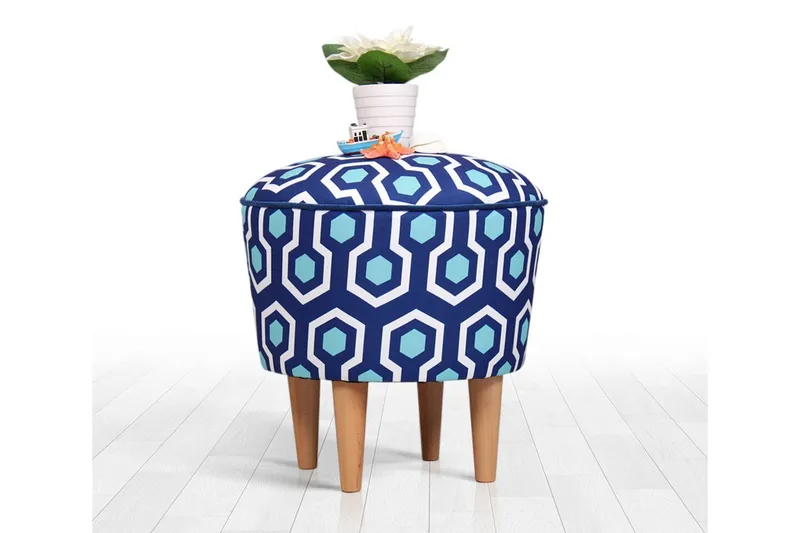 Debesis Siddepuf 42 cm - Blå - Møbler - Stole & lænestole - Taburet & skammel - Ottoman