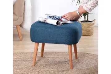 Demopolis Siddepuf 50 cm - Blå - Møbler - Stole & lænestole - Taburet & skammel - Ottoman
