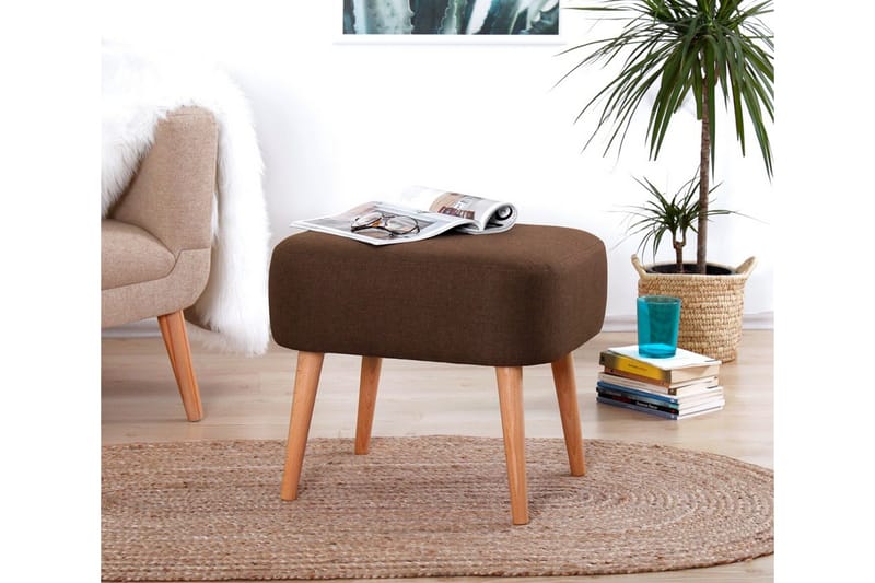 Demopolis Siddepuf 50 cm - Brun - Møbler - Stole & lænestole - Taburet & skammel - Ottoman