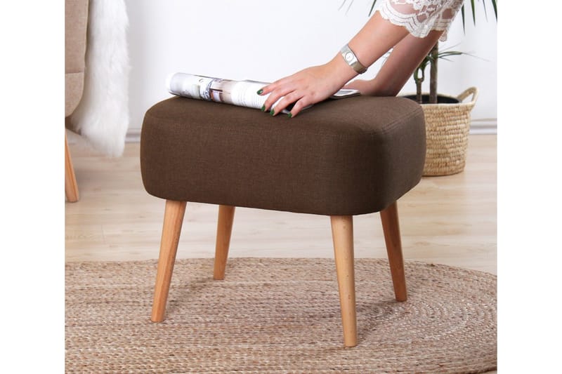 Demopolis Siddepuf 50 cm - Brun - Møbler - Stole & lænestole - Taburet & skammel - Ottoman