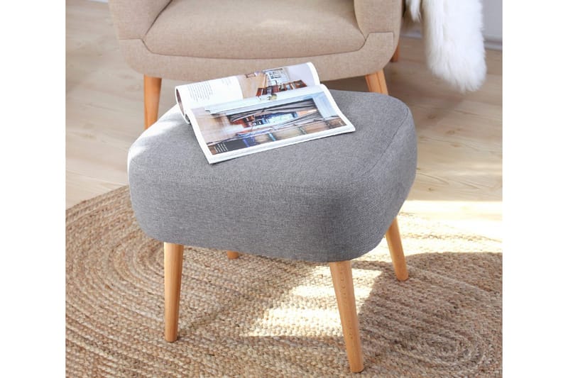 Demopolis Siddepuf 50 cm - Grå - Møbler - Stole & lænestole - Taburet & skammel - Ottoman