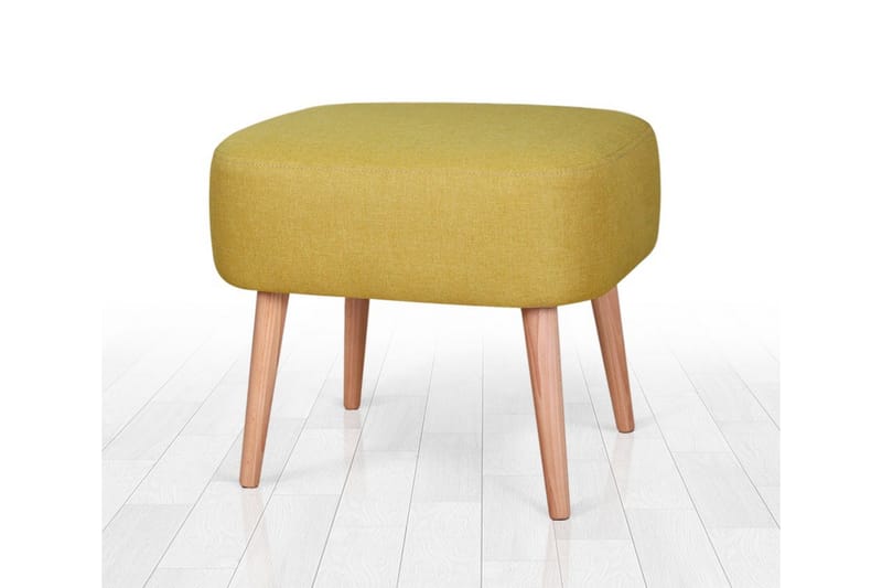 Demopolis Siddepuf 50 cm - Gul - Møbler - Stole & lænestole - Taburet & skammel - Ottoman