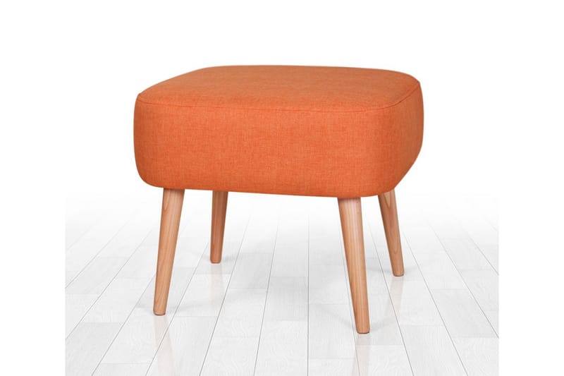 Demopolis Siddepuf 50 cm - Orange - Møbler - Stole & lænestole - Taburet & skammel - Ottoman