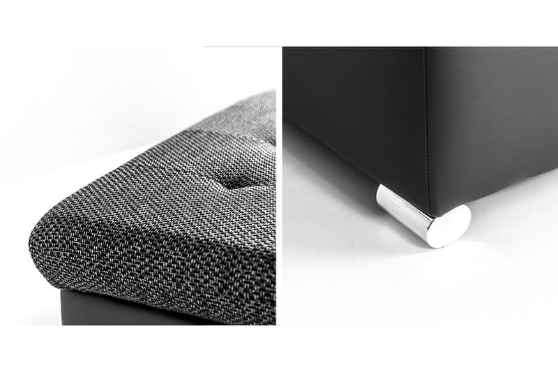 Dynir Ottoman Sort - Møbler - Stole & lænestole - Taburet & skammel - Ottoman